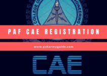 PAF CAE Registration