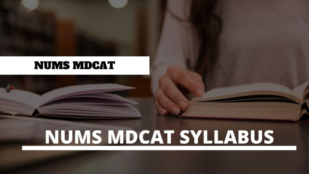 NUMS MDCAT Syllabus