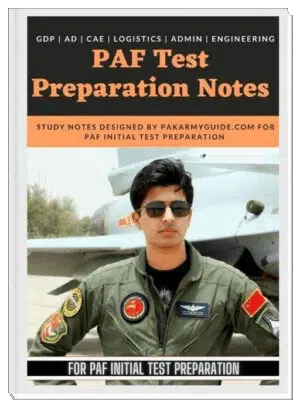 PAF Test Preparation Notes