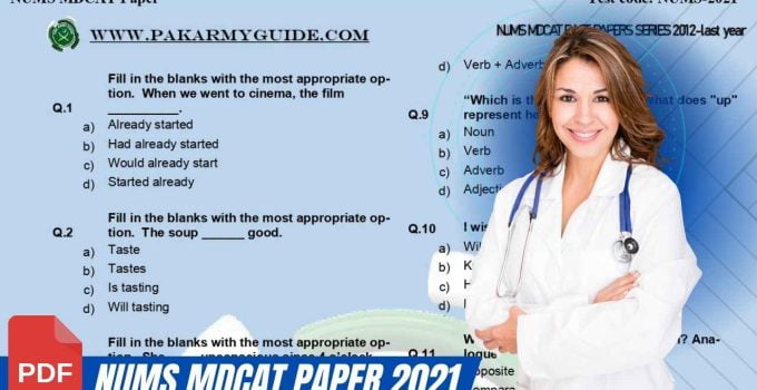 NUMS Paper 2021