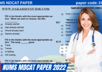 NUMS Paper 2022