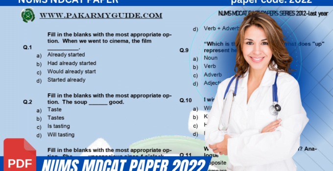 NUMS Paper 2022