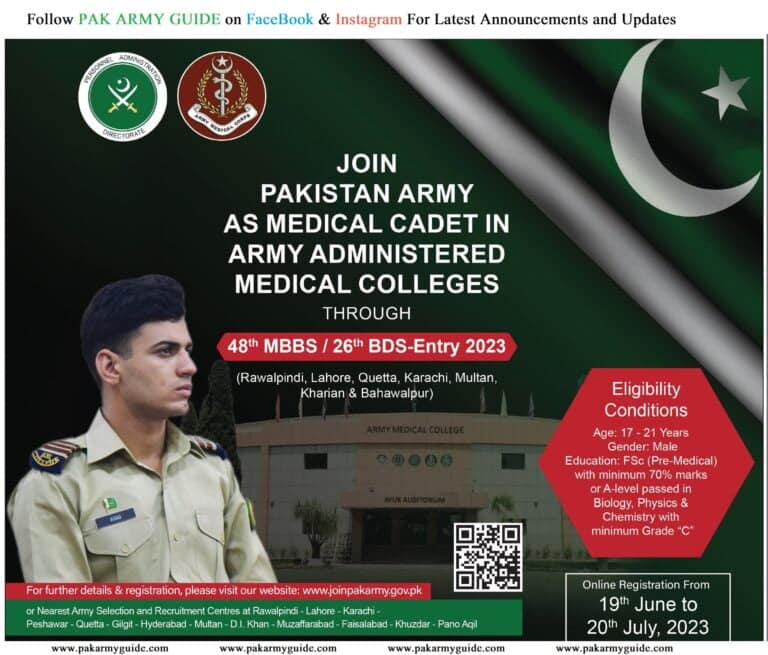 Army Medical Cadet Course 2024 | Click Here for Step-By-Step Guide ...